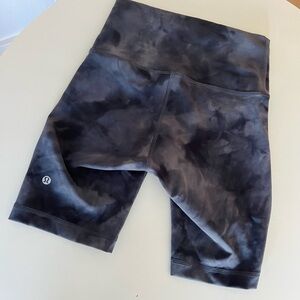 lululemon athletica Dark Tie-Dye Bike Shorts